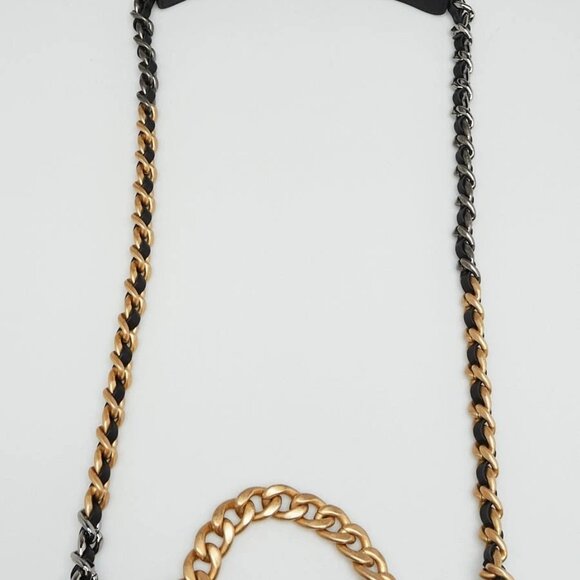 Chanel Red/Black Quilted Tweed Small Chanel 19 Bag - Picture 6 of 9